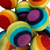 Wool Dryer Ball ~ Rainbow