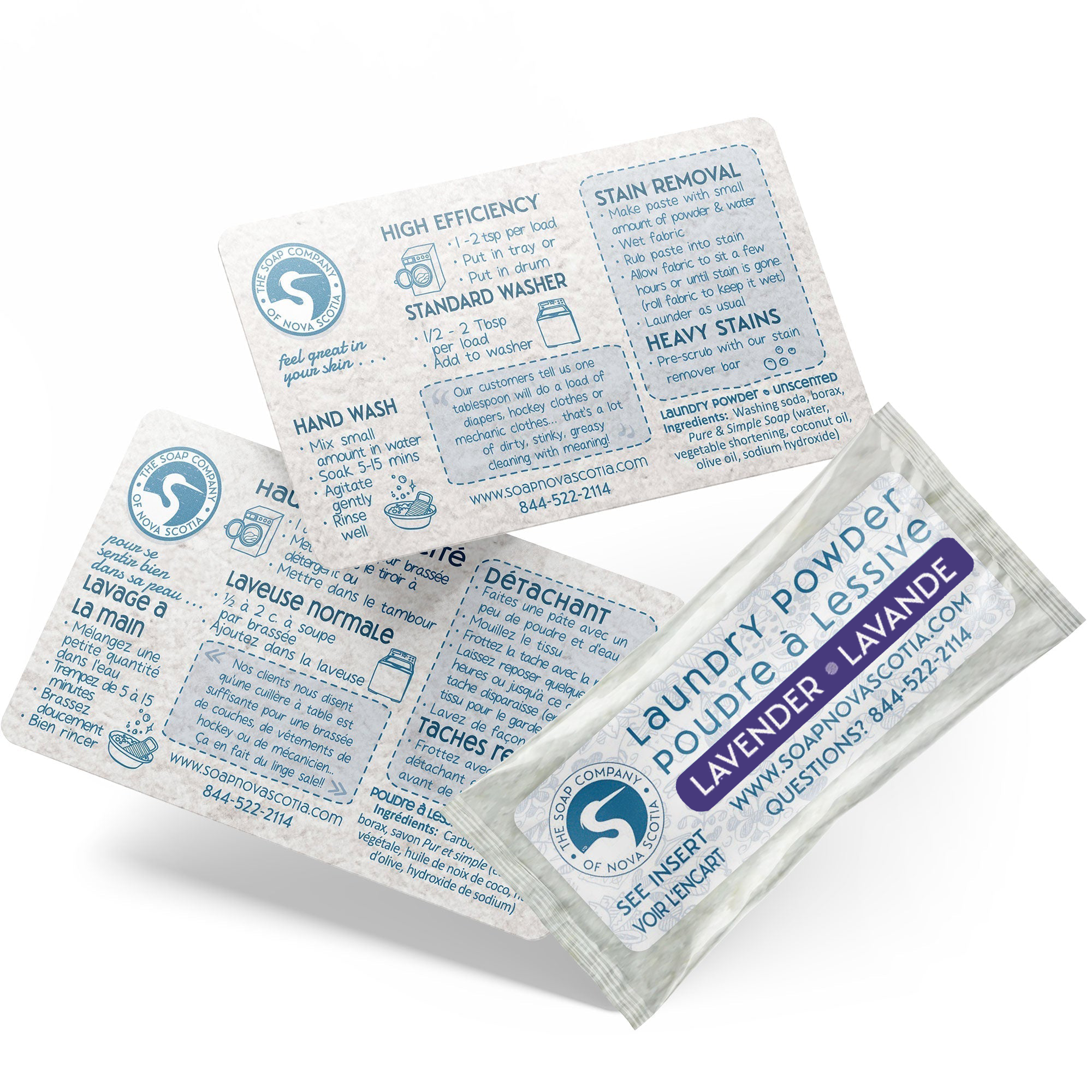 5 Laundry Powder & Mini Stain Bar ~ Samples – Canada Retail - The Soap ...