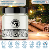 Festive Candle Combo ~ Candy Cane, Christmas Tree, Merry Spice